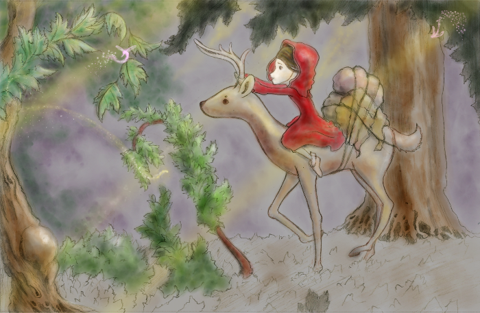 Little Red Riding Hood Rides into the Fairy Forest
