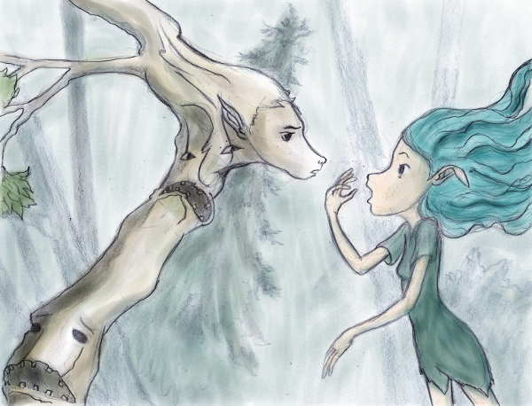 Tree Spirit and the Lake Fairy